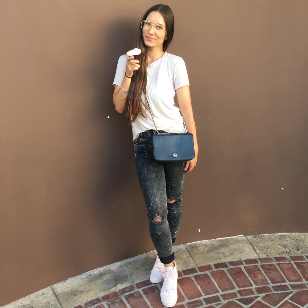 Painted jeans
